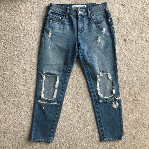 Lovers + Friends Denim - Lovers + Friends High Rise Distressed Jeans 27